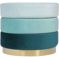 360 Living Hocker Elyse 101 Ocean H/D: ca. 42x50 cm von 360 Living