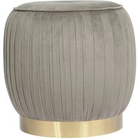 360 Living Hocker Lilje 101 grau H/D: ca. 42x43 cm von 360 Living