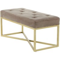 Sitzbank Cameron 100 taupe B/H/T: ca. 90x40x40 cm von 360 Living