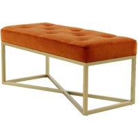 Sitzbank Diaz 101 orange B/H/T: ca. 40x40x90 cm von 360 Living