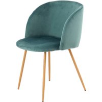 Stuhl Celina 100 2er grün Microfaser B/H/T: ca. 54x84x56 cm von 360 Living