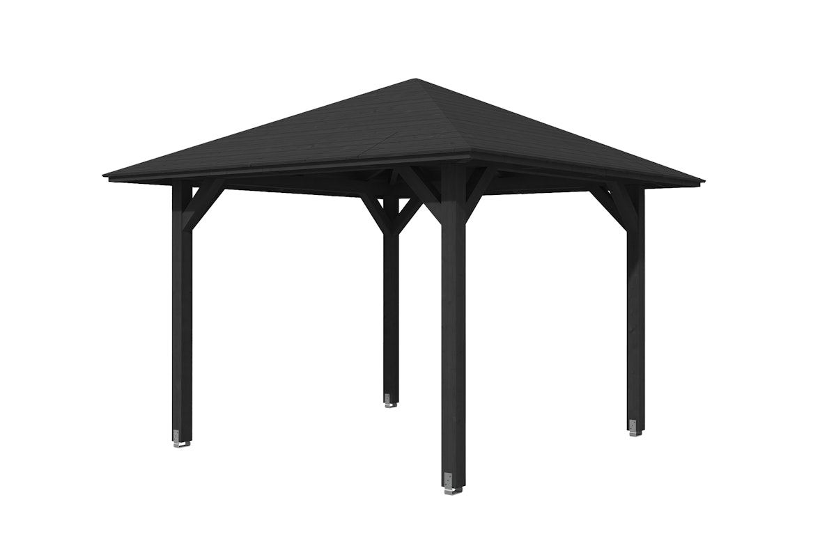 Skan Holz Pavillon Cannes-Größe 1-anthrazit von Skan Holz