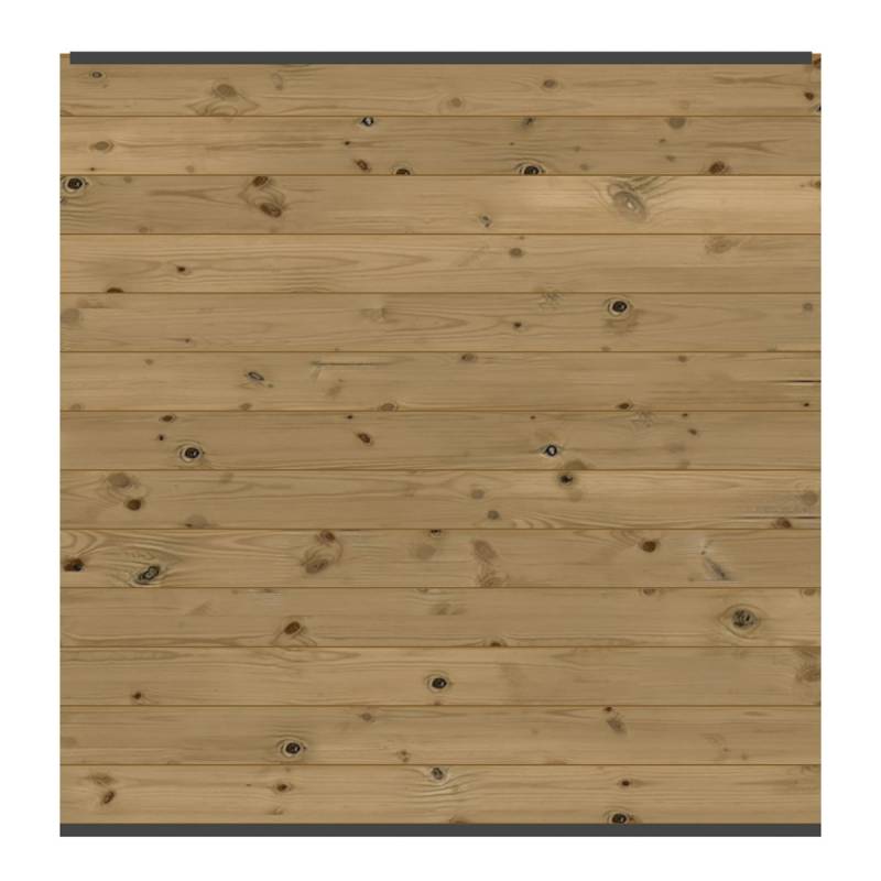 TraumGarten SYSTEM Holz Thermo Massiv Zaunfeld-Set 178 x 184 von TraumGarten
