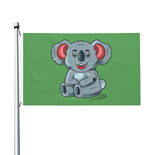 Garten Flagge Schöner Koala Fahne Langlebig Saison Flagge Durable Willkommensflagge, Für Feiertage, Drinnen Und Draußen, 90x150cm von 385