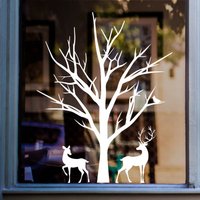 Rentier Weihnachts Fenstersticker | Fensteraufkleber Xmas Fensterschmuck Weihnachten Home Shop Fenster Aufkleber von 38kVinylGraphics