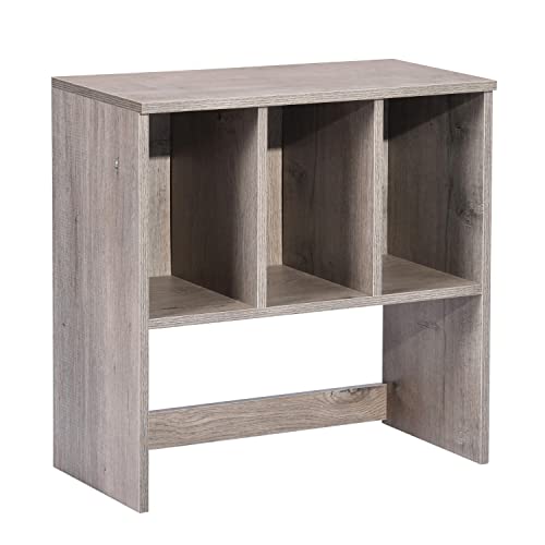 39F FURNITURE DREAM Contemporary Design Side Table Wood with Storage and Spacious Surface, Gray, MDF, Grey, 100x30x60cm von 39F FURNITURE DREAM