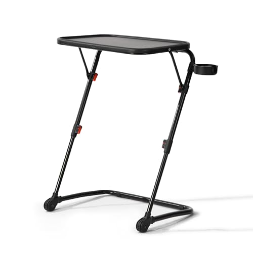 39F FURNITURE DREAM Elegant Multi-Function Console & Sofa Table with Contemporary Design, Adjustable Height, and Built-in Storage - Perfect for Living Rooms and Hallways, Black, 53x37.5x71.5cm von 39F FURNITURE DREAM