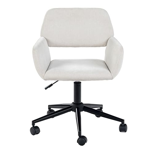 39F FURNITURE DREAM Functional Office Chair with Beige Chenille Cover – Smooth Rolling & Height Adjustment – Swivel & Adjustable Height Function,Beige,61x56x76-86cm 39F FURNITURE DREAM Functional Office Chair with Beige Chenille Cover – Smooth Rolling & Height Adjustment – Swivel & Adjustable Height Function,Beige,61x56x76-86cm von 39F FURNITURE DREAM