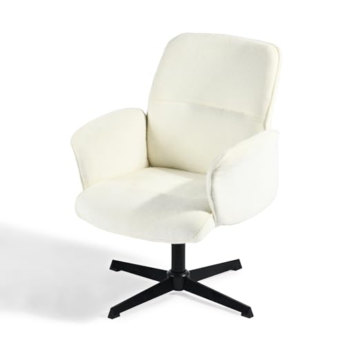 39F FURNITURE DREAM Gepolsterter Kindersessel beige mit Armlehnen - ergonomischer Sitz um 360° drehbar von 39F FURNITURE DREAM