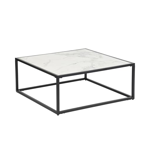 39F FURNITURE DREAM Scandinavian Style Square Coffee Table with Real Marble Top and Metal Frame – 80x80x42cm 39F FURNITURE DREAM Scandinavian Style Square Coffee Table with Real Marble Top and Metal Frame – 80x80x42cm von 39F FURNITURE DREAM