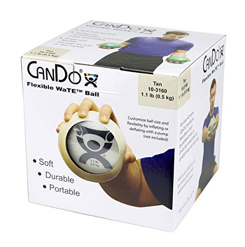 CanDo Gewichtsball - Trainingsball, beige, 0,5 kg von Cando