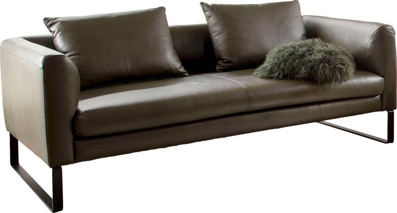 3C Candy 2,5-Sitzer Avola elegantes Leder Sofa mit tollem Sitzkomfort, bequem, tolle Details und hochwertige Verarbeitung von 3C Candy
