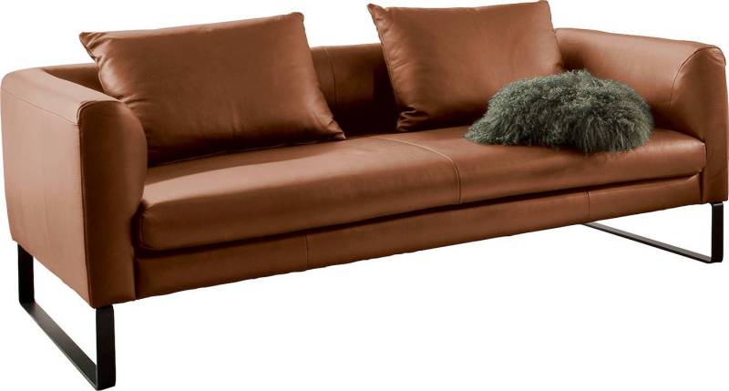 3C Candy 2,5-Sitzer Avola elegantes Leder Sofa mit tollem Sitzkomfort, bequem, tolle Details und hochwertige Verarbeitung von 3C Candy