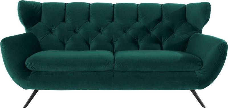 3C Candy 2,5-Sitzer Beatrice, extravagantes Megasofa, bequem, Küchensofa, mit Rückensteppung im Rautenmuster, in Samt Optik oder in Breitcord von 3C Candy