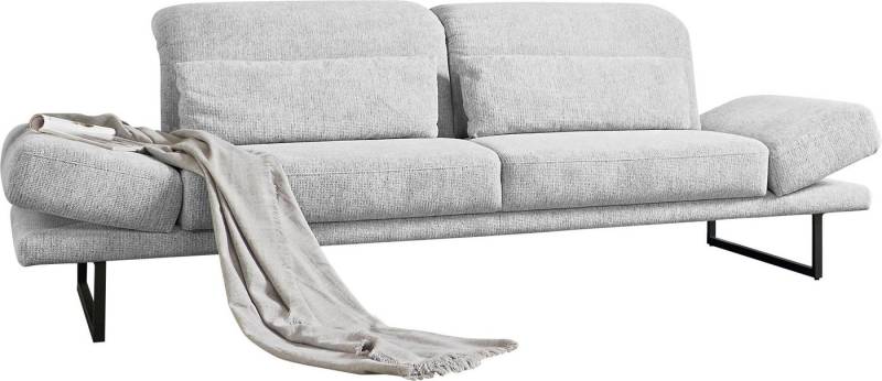 3C Candy 2-Sitzer Mallow Designsofa mit Komfortfunktionen, modern und bequem, Verstellbare Armlehne und Kopfteil, manuelle Sitztiefenverstellung von 3C Candy