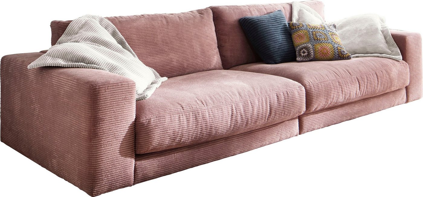 3C Candy Big-Sofa Enisa, legere Polsterung B/T/H: 290/127/85 cm, Zeitloses und stylisches Loungemöbel, in Fein- und Breitcord von 3C Candy