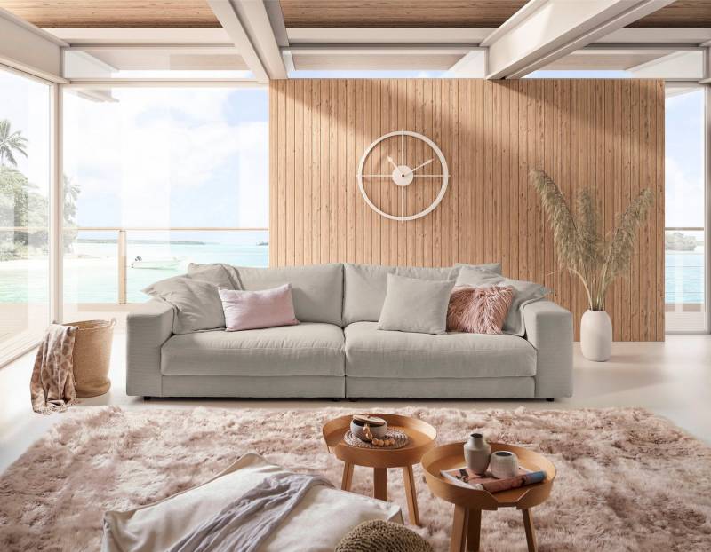 Places of Style Big-Sofa Enisa, legere Polsterung B/T/H: 290/127/85 cm, Zeitloses und stylisches Loungemöbel, in Fein- und Breitcord von Places of Style