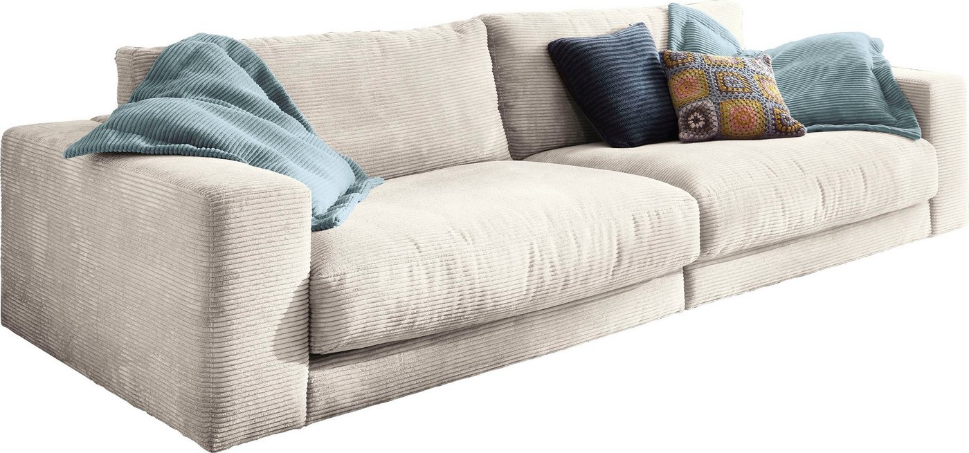 3C Candy Big-Sofa Enisa, legere Polsterung B/T/H: 290/127/85 cm, Zeitloses und stylisches Loungemöbel, in Fein- und Breitcord von 3C Candy