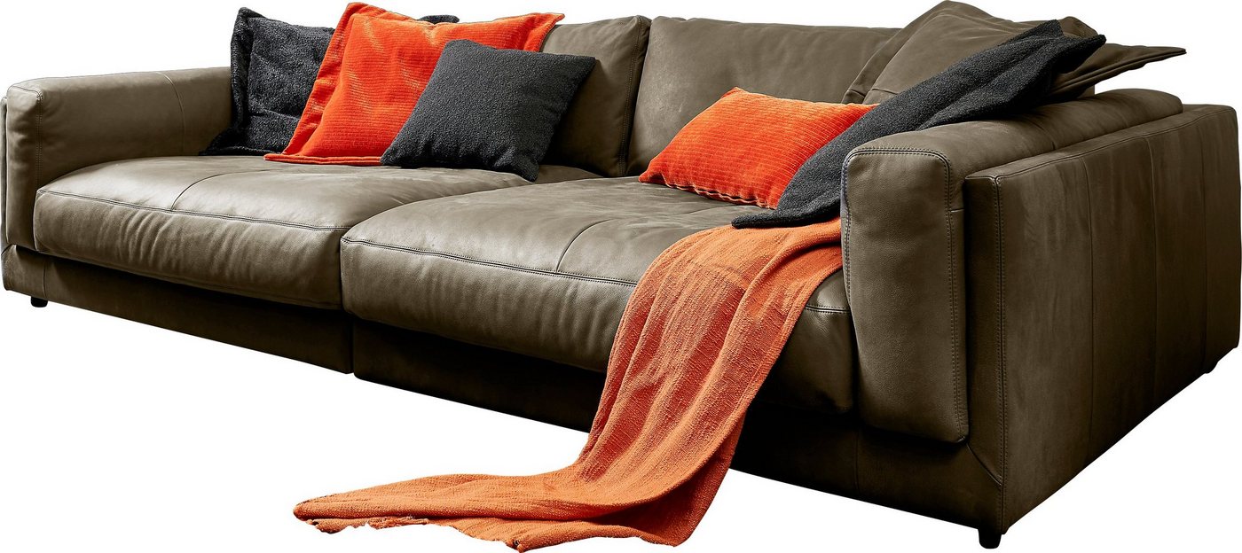 3C Candy Big-Sofa Karalis, auch in Cord-Bezug, lose Kissen, loungige Bequemlichkeit von 3C Candy