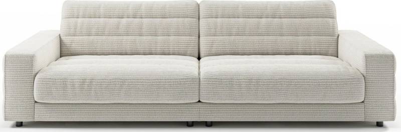 3C Candy Big-Sofa Stripes Megasofa, tolle Verarbeitungsdetails, bequem und komfortabel, Lose Rückenkissen, mit feiner Quersteppung von 3C Candy