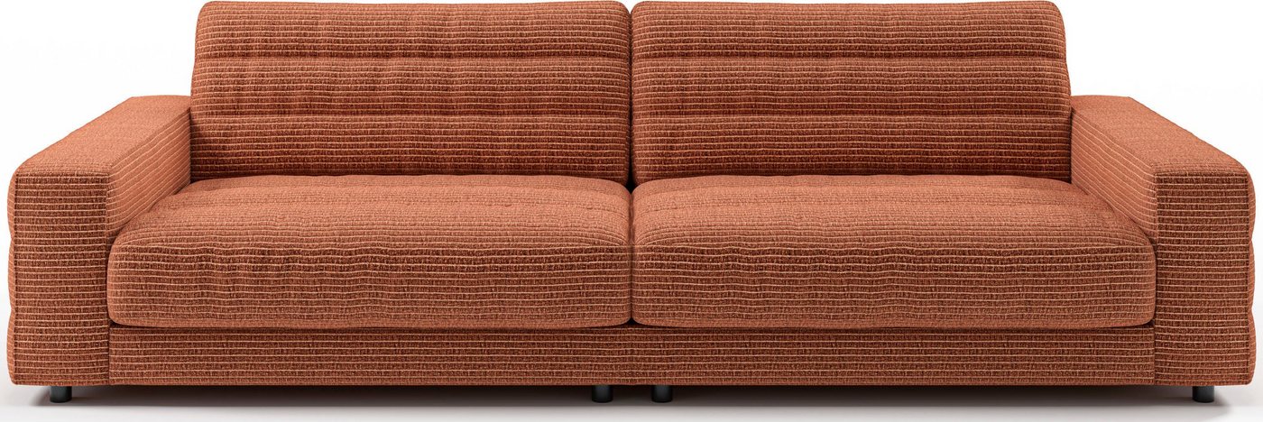 3C Candy Big-Sofa Stripes, Lose Rückenkissen, mit feiner Quersteppung von 3C Candy