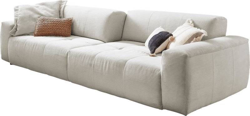 3C Candy Big-Sofa Yoshy Mega Sofa mit Komfortfunktionen, modern und bequem, Zwei Sitztiefen durch verstellbare Rückenlehne, Bezug in Cord von 3C Candy