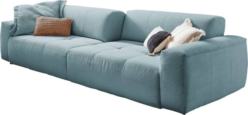 3C Candy Big-Sofa Yoshy Mega Sofa mit Komfortfunktionen, modern und bequem, Zwei Sitztiefen durch verstellbare Rückenlehne, Bezug in Cord von 3C Candy
