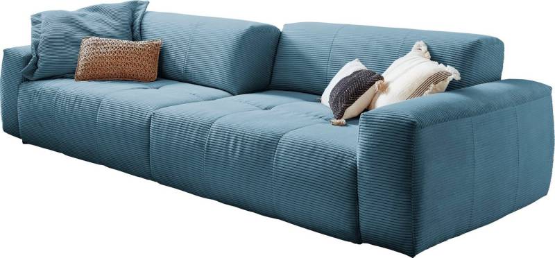 3C Candy Big-Sofa Yoshy Mega Sofa mit Komfortfunktionen, modern und bequem, Zwei Sitztiefen durch verstellbare Rückenlehne, Bezug in Cord von 3C Candy