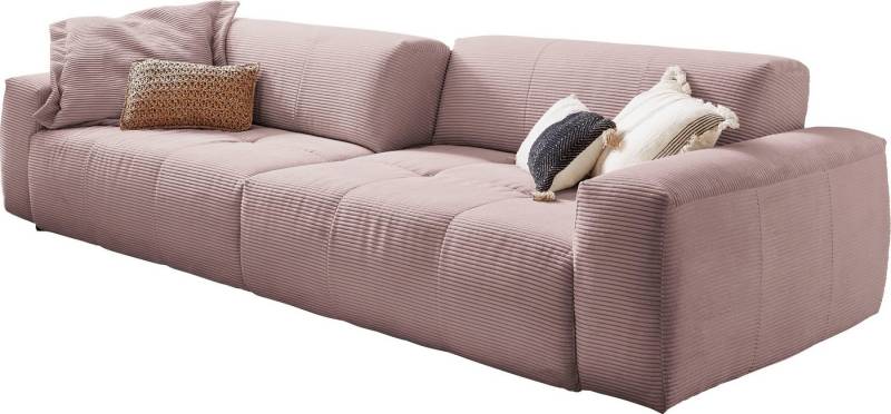 3C Candy Big-Sofa Yoshy Mega Sofa mit Komfortfunktionen, modern und bequem, Zwei Sitztiefen durch verstellbare Rückenlehne, Bezug in Cord von 3C Candy