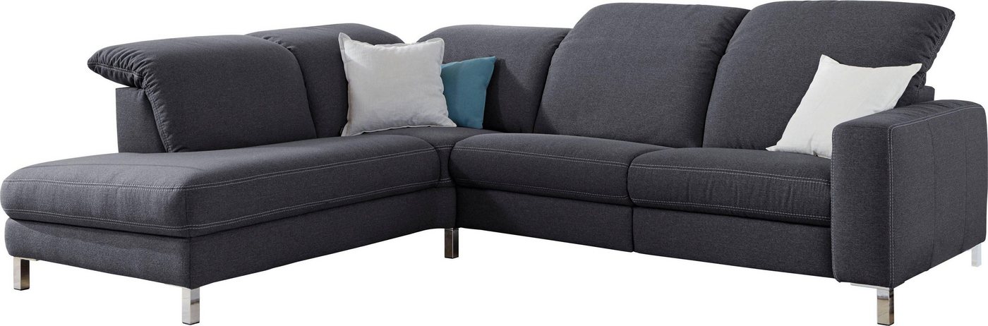 3C Candy Ecksofa L-Form, Polsterecke, wahlweise mit Relaxfunktion von 3C Candy