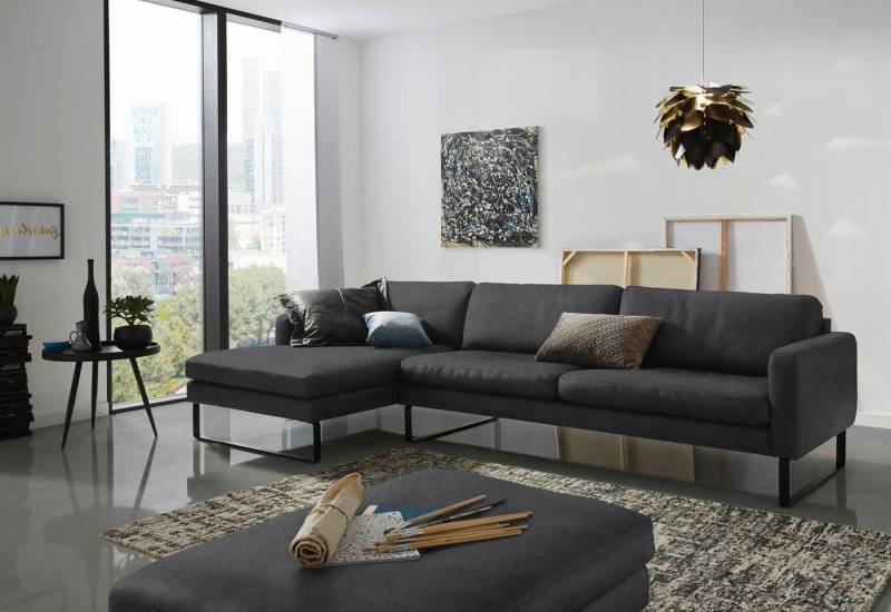 3C Candy Ecksofa Aidan modernes Sofa in aktueller Formensprache, bequem, L-Form, eleganter Stil mit hohem Sitzkomfort, auch mit Lederbezug von 3C Candy