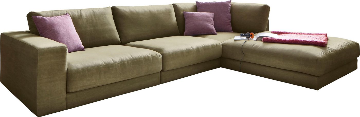 3C Candy Ecksofa Enisa II L-Form, bestehend aus Modulen, daher auch individuell aufstellbarbar von 3C Candy