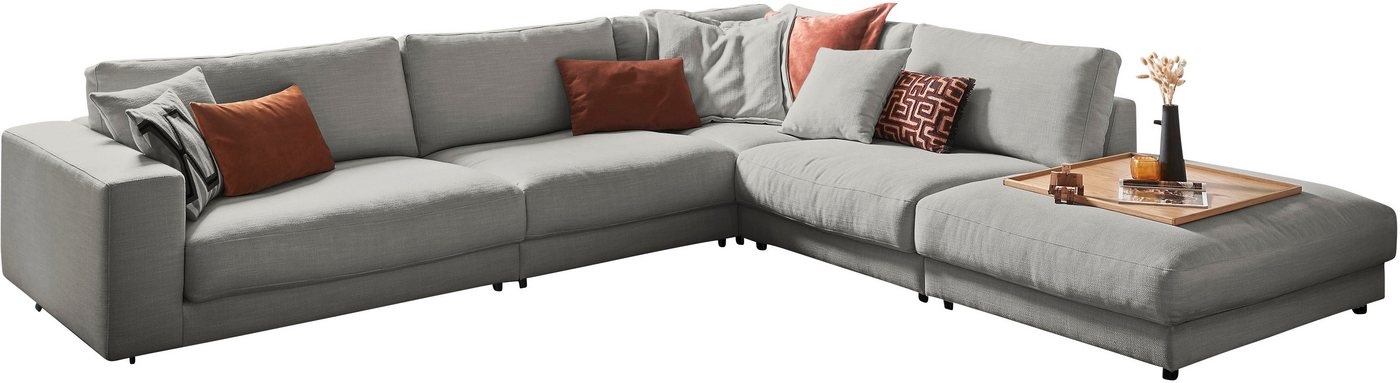 3C Candy Ecksofa Enisa II L-Form, incl. 3 Flatterkissen, wahlweise mit Flecken-Schutz-Bezug Easy care von 3C Candy