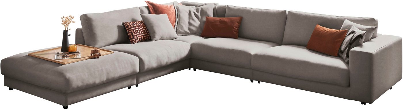 3C Candy Ecksofa Enisa II L-Form, incl. 3 Flatterkissen, wahlweise mit Flecken-Schutz-Bezug Easy care von 3C Candy