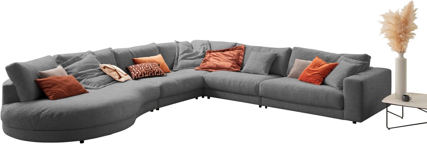 3C Candy Ecksofa Enisa II, incl. 3 Flatterkissen, wahlweise mit Flecken-Schutz-Bezug Easy care von 3C Candy