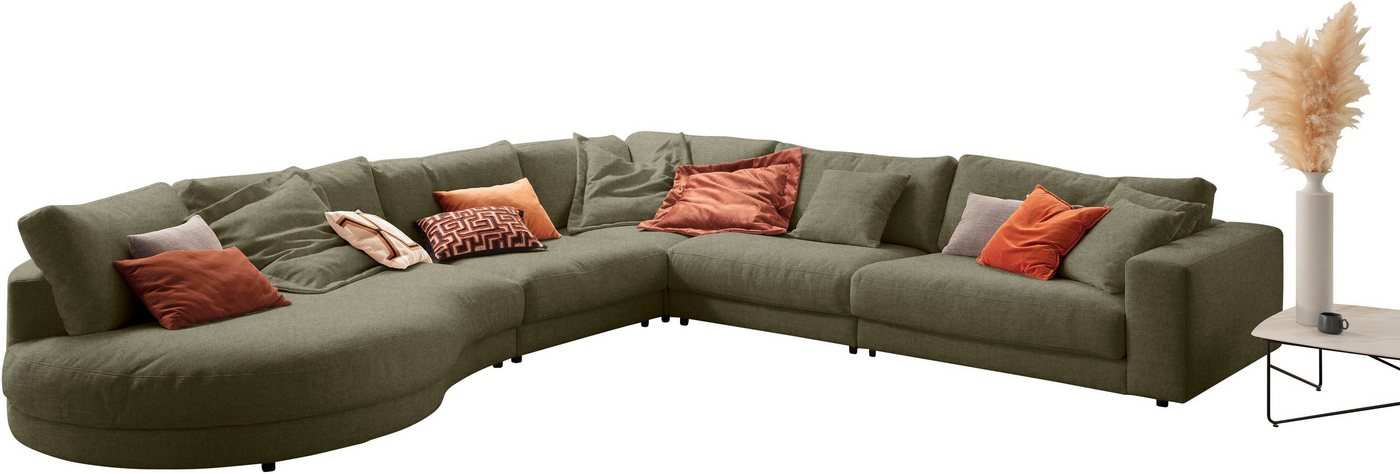 3C Candy Ecksofa Enisa II L-Form, incl. 3 Flatterkissen, wahlweise mit Flecken-Schutz-Bezug Easy care von 3C Candy