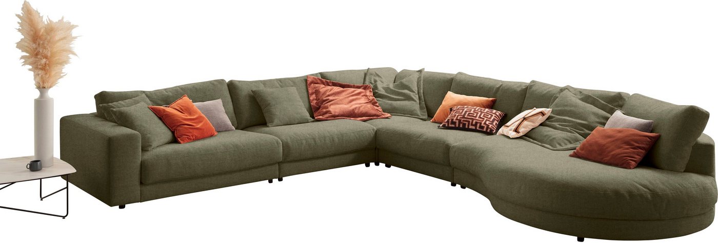 3C Candy Ecksofa Enisa II, incl. 3 Flatterkissen, wahlweise mit Flecken-Schutz-Bezug Easy care von 3C Candy