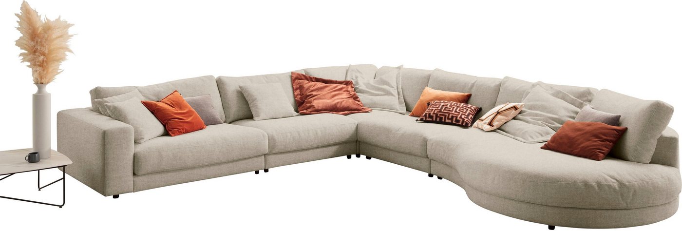 3C Candy Ecksofa Enisa II L-Form, incl. 3 Flatterkissen, wahlweise mit Flecken-Schutz-Bezug Easy care von 3C Candy