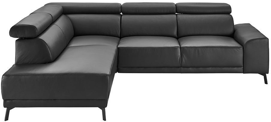 3C Candy Ecksofa Greve B/T/H: 249/209/79 cm L-Form, wahlweise mit motorischem Sitzvorzug, manuelle Kopfteilverstellung von 3C Candy