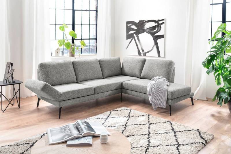3C Candy Ecksofa Kairo Multifunktion-Sofa, bequem und viele Komfortfunktionen, L-Form, inklusive Drehsitz-, Armlehnen- und Rückenverstellung von 3C Candy
