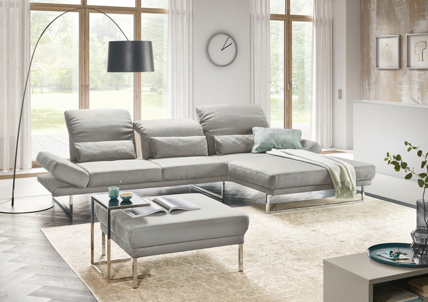 3C Candy Ecksofa Mallow Designsofa mit Komfortfunktionen, modern und bequem, L-Form, Verstellbare Armlehne und Kopfteil, manuelle Sitztiefenverstellung 3C Candy Ecksofa Mallow Designsofa mit Komfortfunktionen, modern und bequem, L-Form, Verstellbare Armlehne und Kopfteil, manuelle Sitztiefenverstellung von 3C Candy