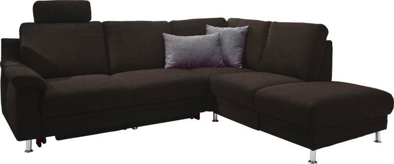 3C Carina Ecksofa Korfu L-Form, incl.- 1 Kopfstütze, wahlweise mit Schlafunktion und Stauraum 3C Carina Ecksofa Korfu L-Form, incl.- 1 Kopfstütze, wahlweise mit Schlafunktion und Stauraum von 3C Carina