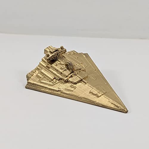 Star Destroyer Weihnachtsbaumkugel Dekoration Ornament für Weihnachten Xmas Noel (Gold) von 3D Cabin