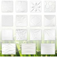 3d Elite Panels - 3D Paneele, 100% Naturprodukt - stabil & dämmend - alle Modelle / Sparpakete: Simon - 62x80cm, 3 Quadratmeter von 3D ELITE PANELS