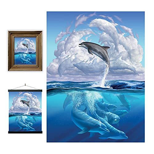 3D LiveLife Linsenförmige Wandkunst Drucke - Delphinsinfonie von Deluxebase. Ungerahmtes 3D Ozean Poster. Perfekter Wandfüller. Original kunstwerk lizenziert von bekannt künstler, Jerry LoFaro 3D LiveLife Linsenförmige Wandkunst Drucke - Delphinsinfonie von Deluxebase. Ungerahmtes 3D Ozean Poster. Perfekter Wandfüller. Original kunstwerk lizenziert von bekannt künstler, Jerry LoFaro von 3D LiveLife