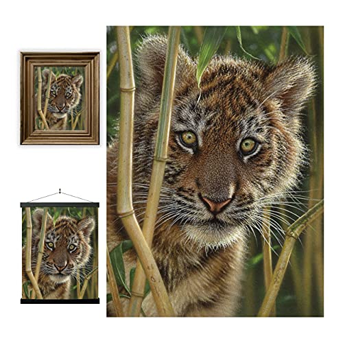 3D LiveLife Linsenförmige Wandkunst Drucke - Entdeckung von Deluxebase. Ungerahmtes 3D Junger Tiger Poster. Perfekter Wandfüller. Original kunstwerk lizenziert von bekannt künstler, Collin Bogle 3D LiveLife Linsenförmige Wandkunst Drucke - Entdeckung von Deluxebase. Ungerahmtes 3D Junger Tiger Poster. Perfekter Wandfüller. Original kunstwerk lizenziert von bekannt künstler, Collin Bogle von 3D LiveLife