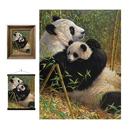 3D LiveLife Linsenförmige Wandkunst Drucke - Neue Dynastie von Deluxebase. Ungerahmtes 3D Panda Poster. Perfekter Wandfüller. Original kunstwerk lizenziert von bekannt künstler, Beth Hoselton von 3D LiveLife