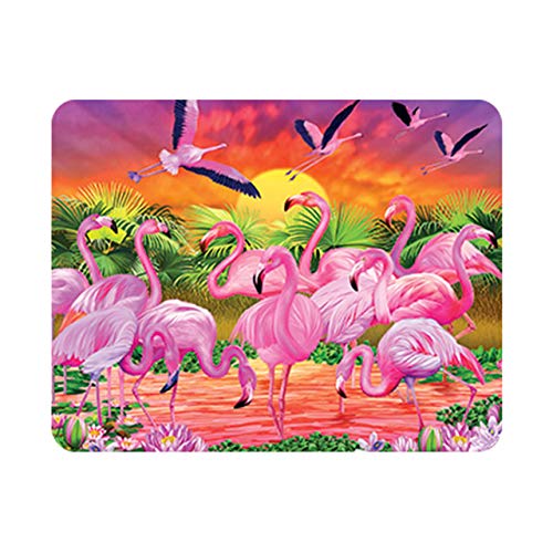 3D LiveLife Magnet - Flamingo Lingo von Deluxebase. Linsenförmige 3D Zoo Kühlschrankmagnet. Dekoration für Kinder und Erwachsene mit Kunstwerk lizenziert von bekannt Künstler, Michael Searle von 3D LiveLife