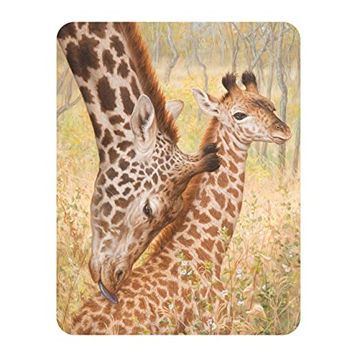 3D LiveLife Magnet - Zarte Liebe von Deluxebase. Linsenförmige 3D Giraffe Kühlschrankmagnet. Dekoration für Kinder und Erwachsene mit Kunstwerk lizenziert von bekannt Künstler, Beth Hoselton von 3D LiveLife