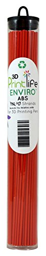3D Printlife Enviro ABS Rot Strands für 3D-Druck-Kugelschreiber, 2,85 mm, 109 Stränge pro Rohr, Maßhaltigkeit <+/- 0,05 mm, Rot 3D Printlife Enviro ABS Rot Strands für 3D-Druck-Kugelschreiber, 2,85 mm, 109 Stränge pro Rohr, Maßhaltigkeit <+/- 0,05 mm, Rot von 3D Printlife
